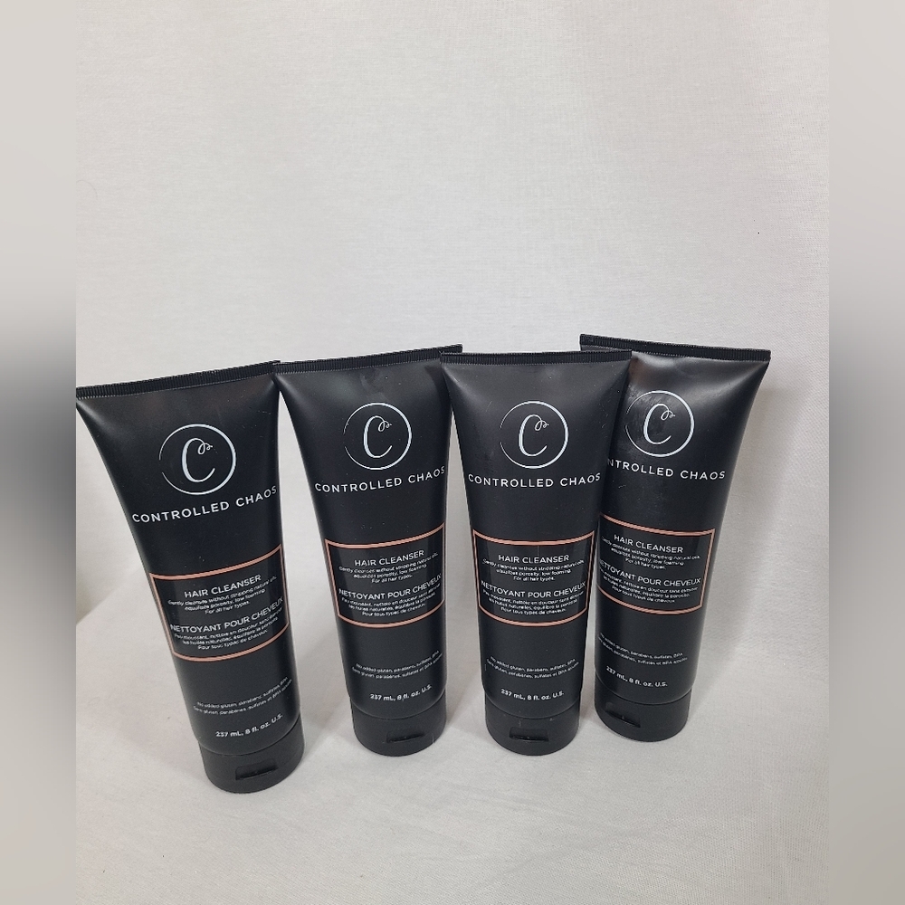 Controlled Chaos Hair Cleanser 8 fl. oz. for All Hair Types Lot Of 4 Bottles